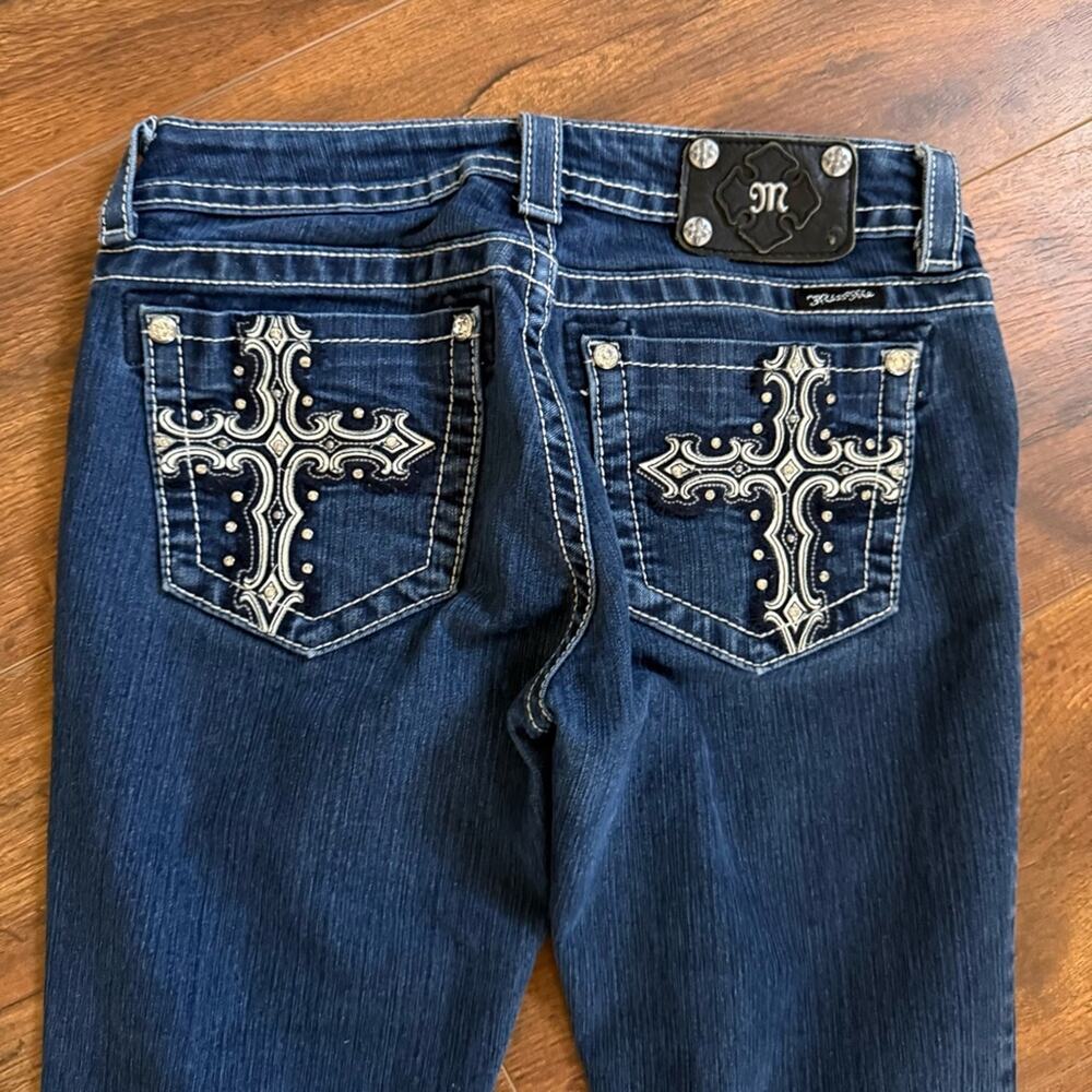 Miss Me Studded Cross  Pocket Boot Jeans Women’s 29